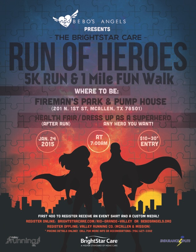 BE A HERO AND RUN/WALK FOR AUTISM